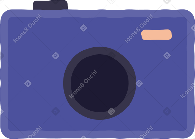 camera Illustration in PNG, SVG