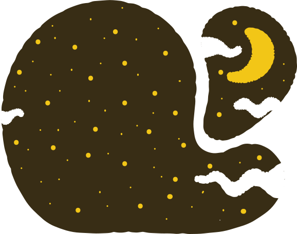 night Illustration in PNG, SVG