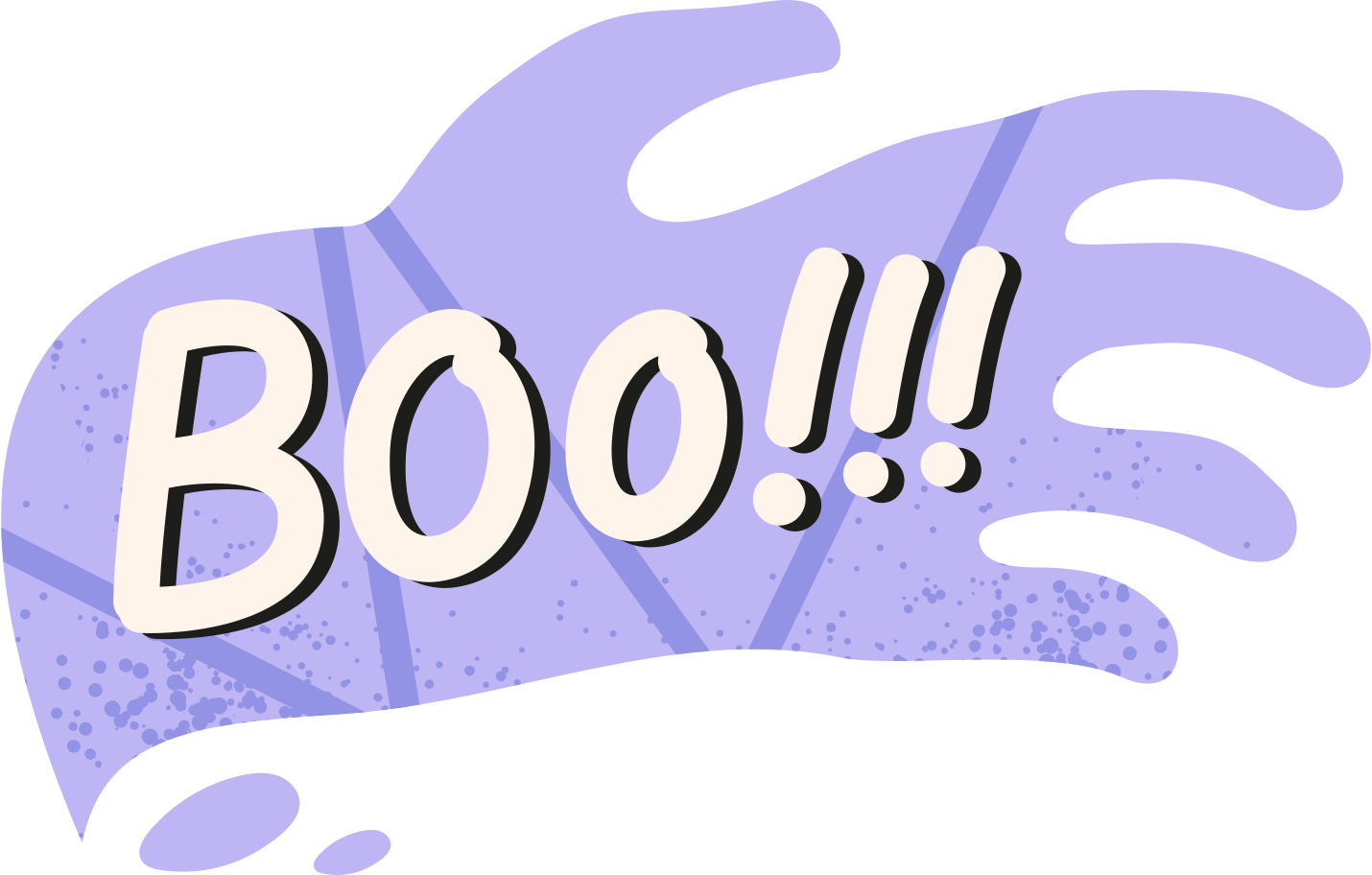 boo Illustration in PNG, SVG