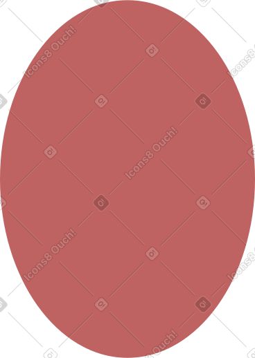 Burgundy ellipse PNG, SVG