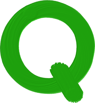 green letter q PNG, SVG