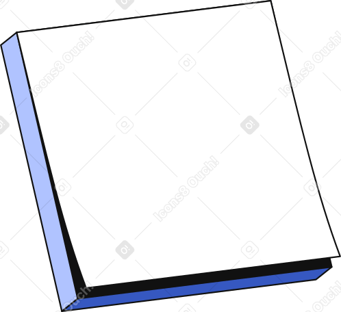 block stickers Illustration in PNG, SVG