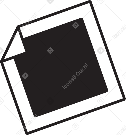 curved corner picture PNG, SVG