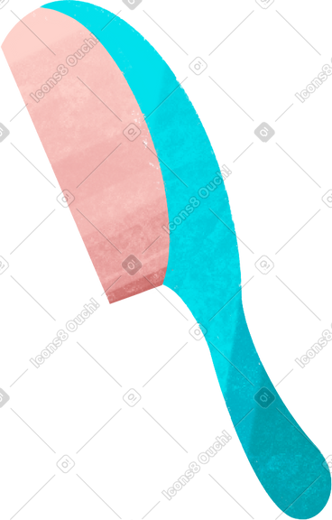 Blue comb PNG, SVG