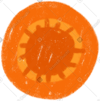 Carrot slice PNG, SVG