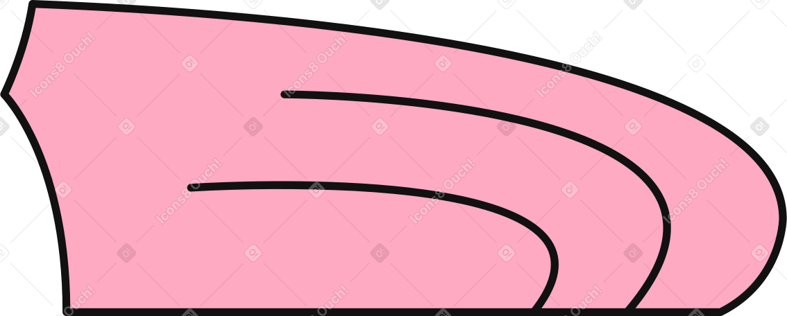 pink flat palm PNG, SVG