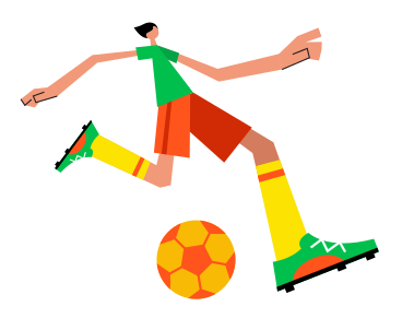 Football player PNG, SVG