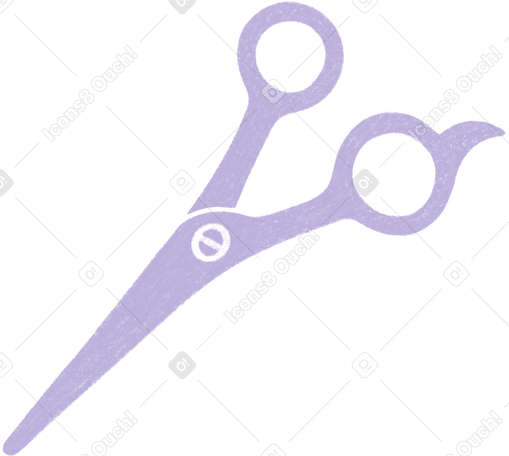 hairdresser scissors Illustration in PNG, SVG