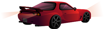 car with light PNG, SVG