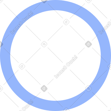 Blue ring PNG, SVG