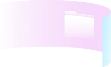 pink curved virtual window with folder icon PNG, SVG