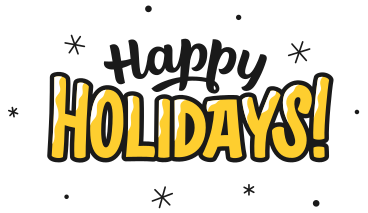 happy holidays PNG, SVG