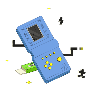 Consola de bolsillo retro para tetris de los años 90 PNG, SVG
