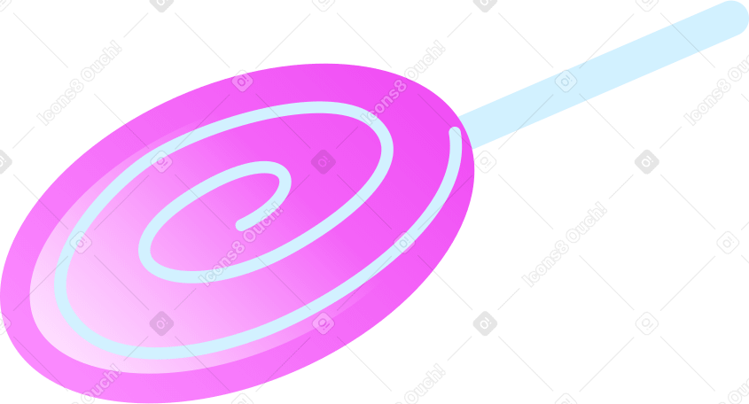 lollipop Illustration in PNG, SVG