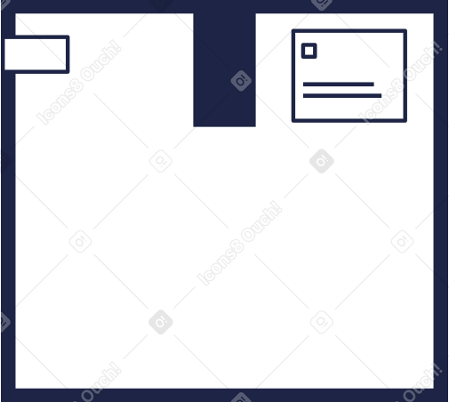 box line Illustration in PNG, SVG