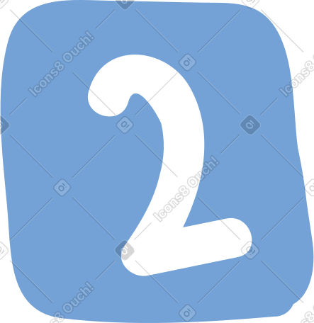 number two PNG, SVG