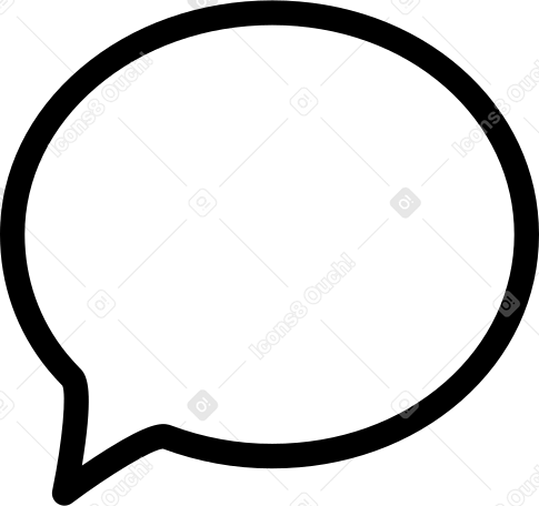 semicircular speech bubble PNG, SVG