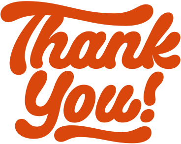 lettering thank you! text PNG, SVG
