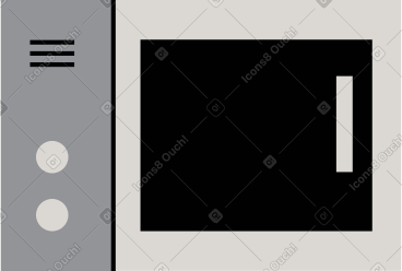 Microwave oven PNG, SVG