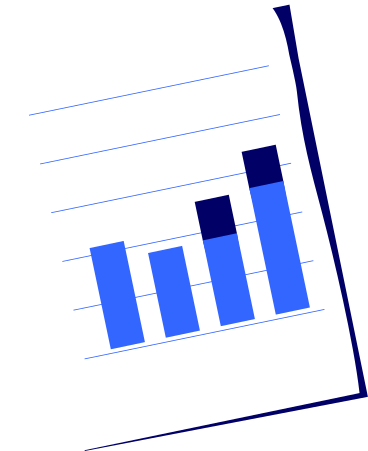 list of paper with horizon lines and charts PNG, SVG