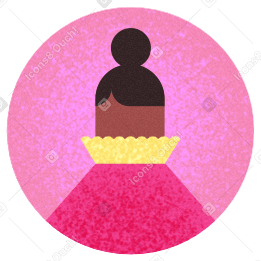 pink user icon PNG, SVG