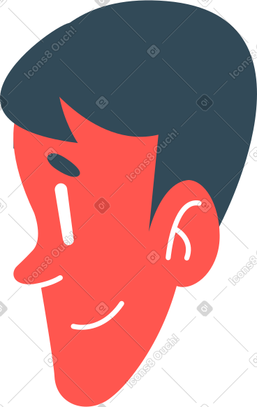 男孩的头 PNG, SVG