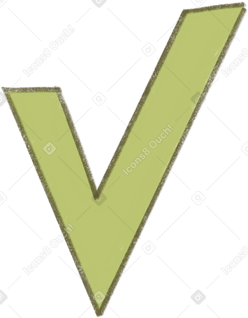 green checkmark Illustration in PNG, SVG