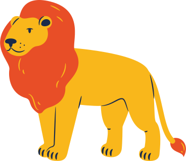 Löwe stehend PNG, SVG