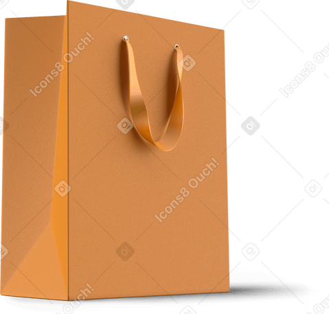 3D orange package PNG, SVG
