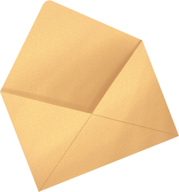 opened beige envelope PNG, SVG