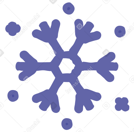 snow Illustration in PNG, SVG