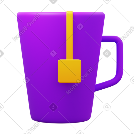 3D tea PNG, SVG