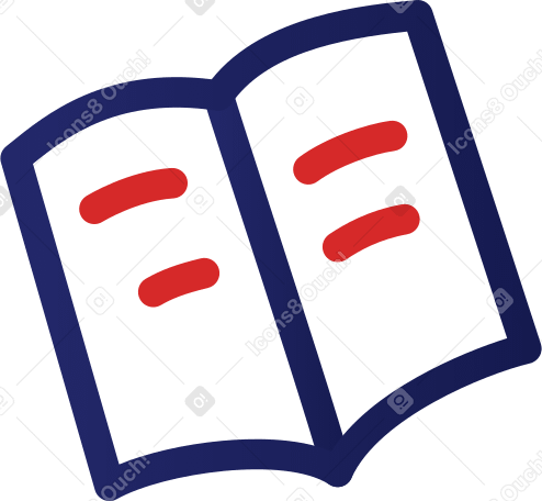 Icono de libro abierto PNG, SVG