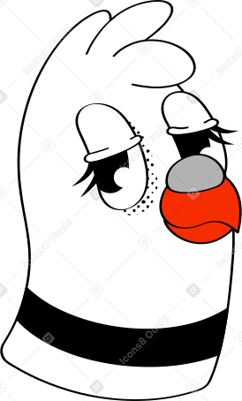 dove head Illustration in PNG, SVG