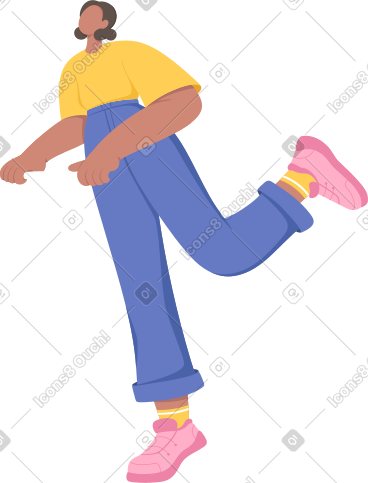 抬腿的女人 PNG, SVG