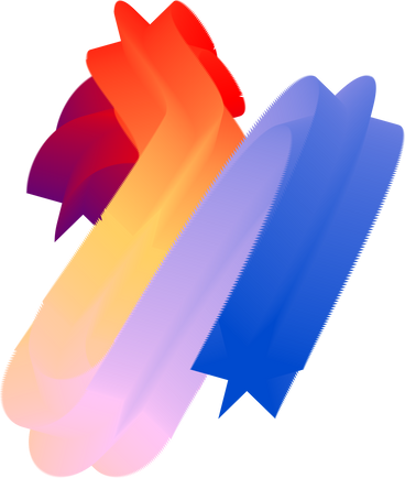 rainbow polygonal spot PNG, SVG
