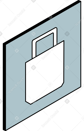 bag icon Illustration in PNG, SVG