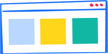 color pallete window PNG, SVG