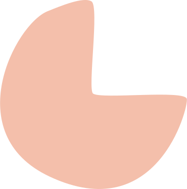 Pink pie chart PNG, SVG
