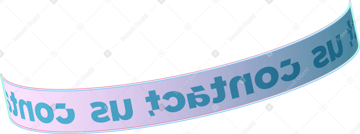 text contact us lettering bottom PNG, SVG