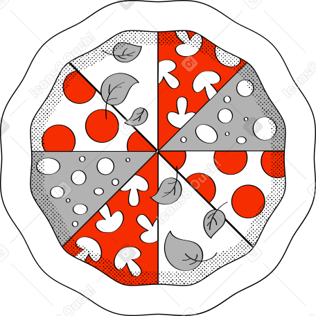 pizza PNG, SVG