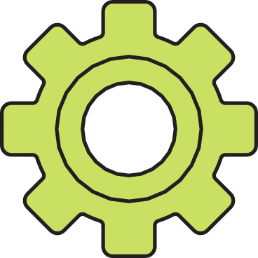 gear with a line inside PNG, SVG