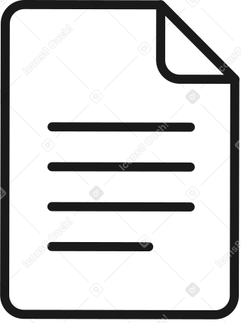 document-icon Illustration in PNG, SVG