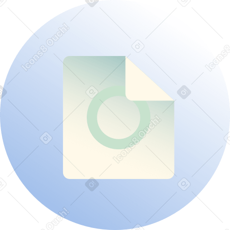 interface document icon Illustration in PNG, SVG
