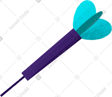 Blue dart PNG, SVG