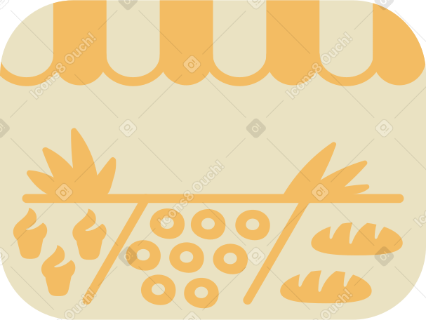 bakery Illustration in PNG, SVG