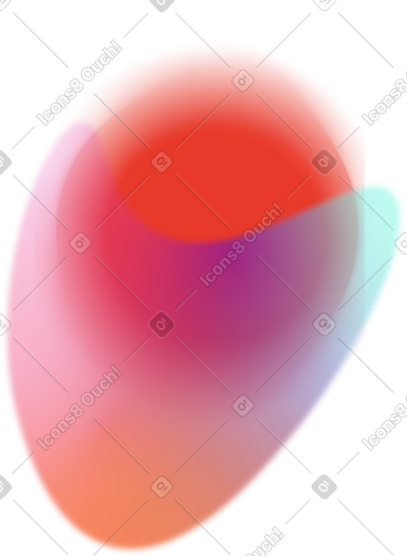 Colored blurry spot PNG, SVG