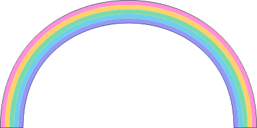 arcoíris PNG, SVG