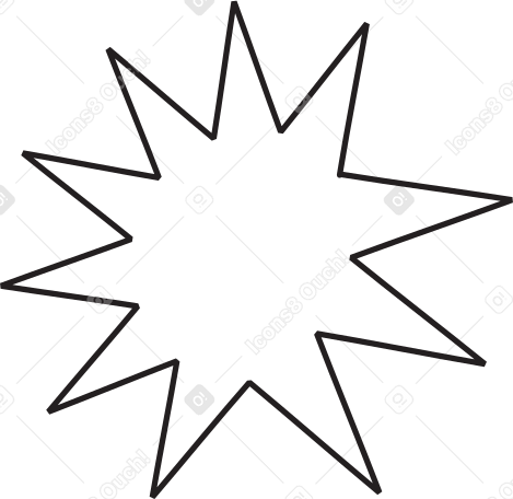 star polka dot Illustration in PNG, SVG