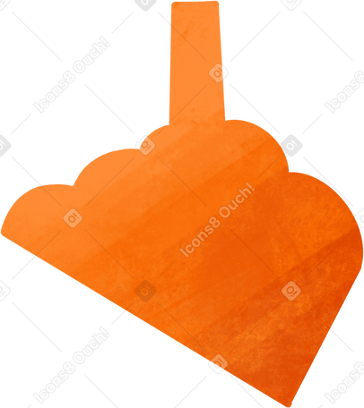 orange cloud of smoke Illustration in PNG, SVG